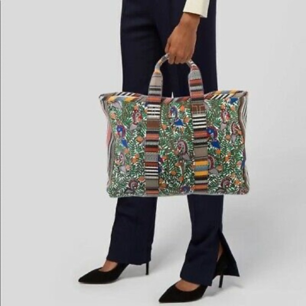 New! Tory Burch RARE something wild tote